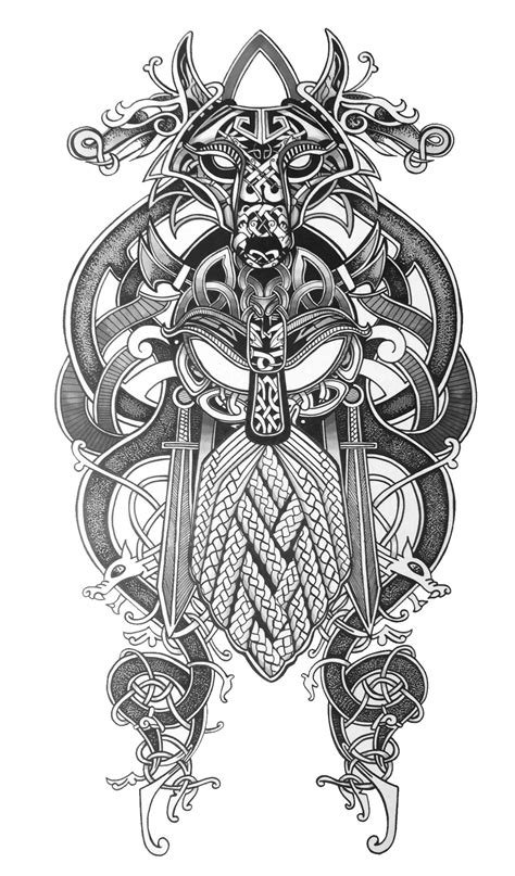 norse mythology tattoo|norse pagan tattoo design drawings.